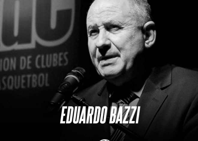 Triste noticia para el básquet: Falleció Eduardo Bazzi