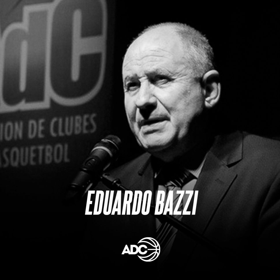 Triste noticia para el básquet: Falleció Eduardo Bazzi