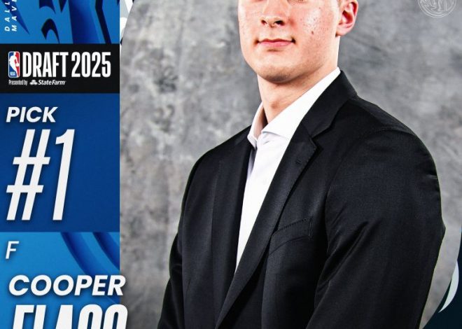 No hubo sorpresas: Cooper Flag, el pick 1 del draft