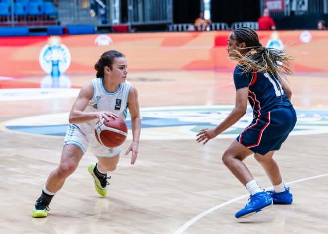 La U18 Femenina cayó ante Estados Unidos en su estreno en la AmeriCup
