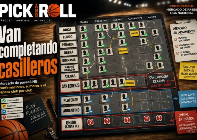 Van completando casilleros