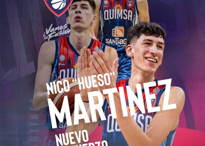 Quimsa apuesta por el crecimiento del uruguayo Nicolás Martínez