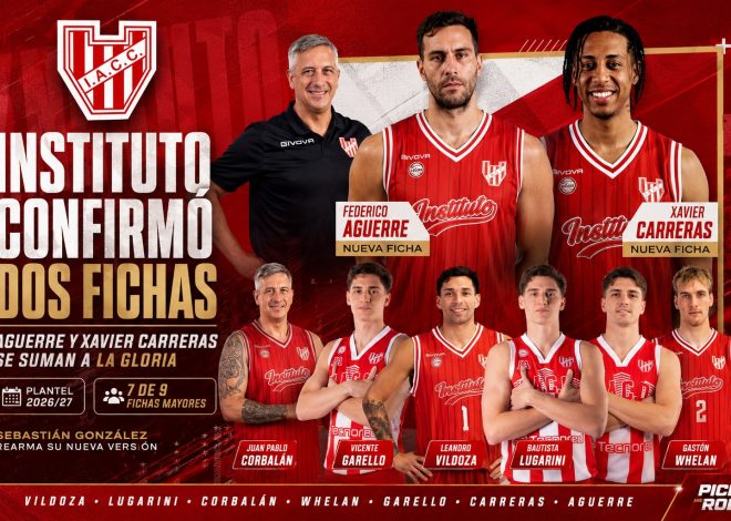 Instituto confirmó dos fichas y ya tiene su nuevo formato
