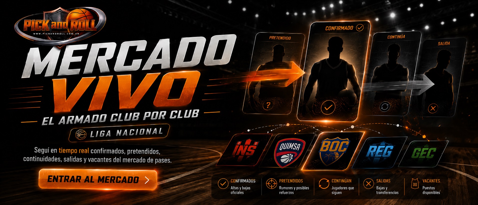 Mercado Vivo: el mapa del armado 2026/27