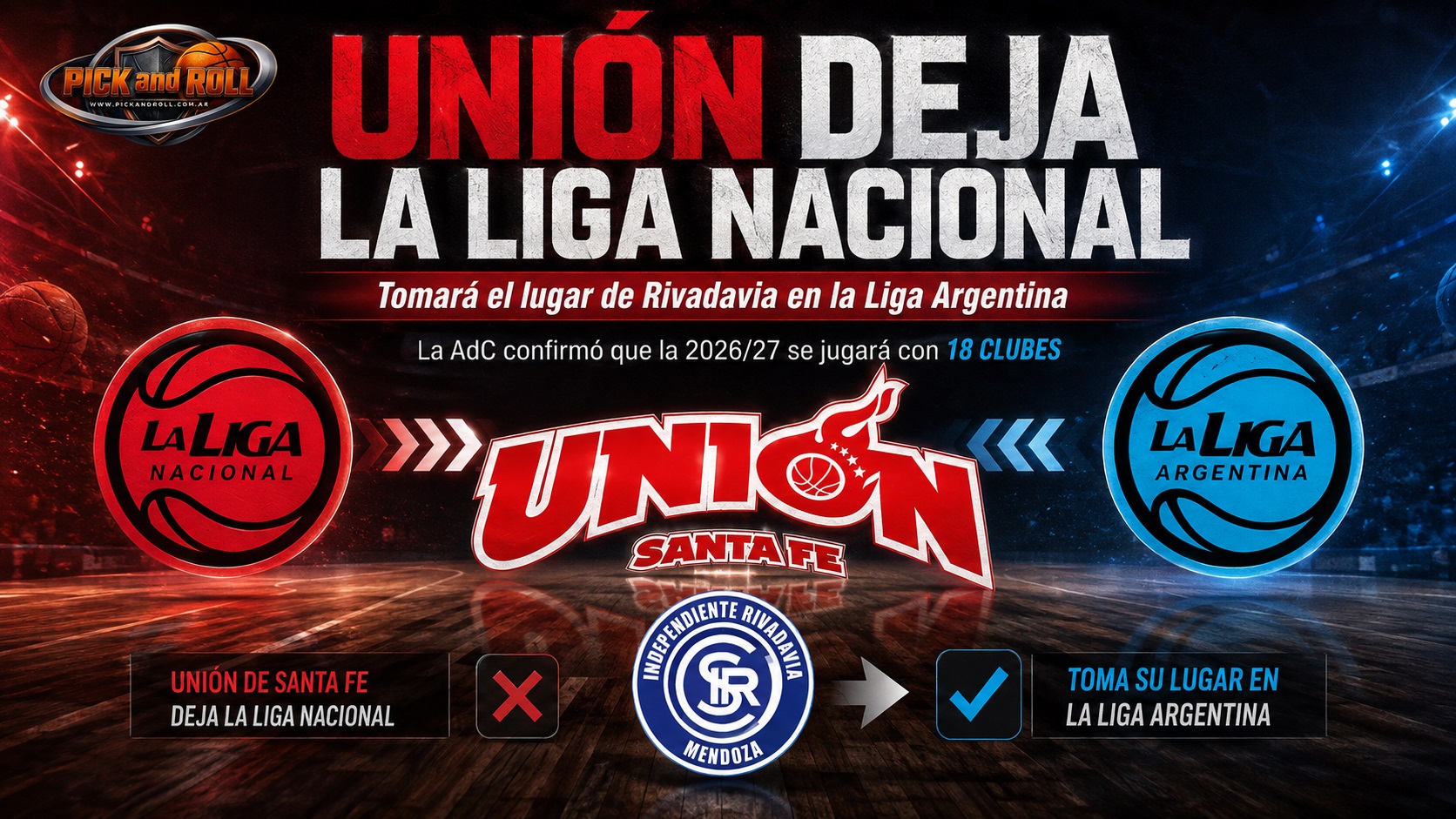 La AdC ratificó que Unión deja la Liga Nacional