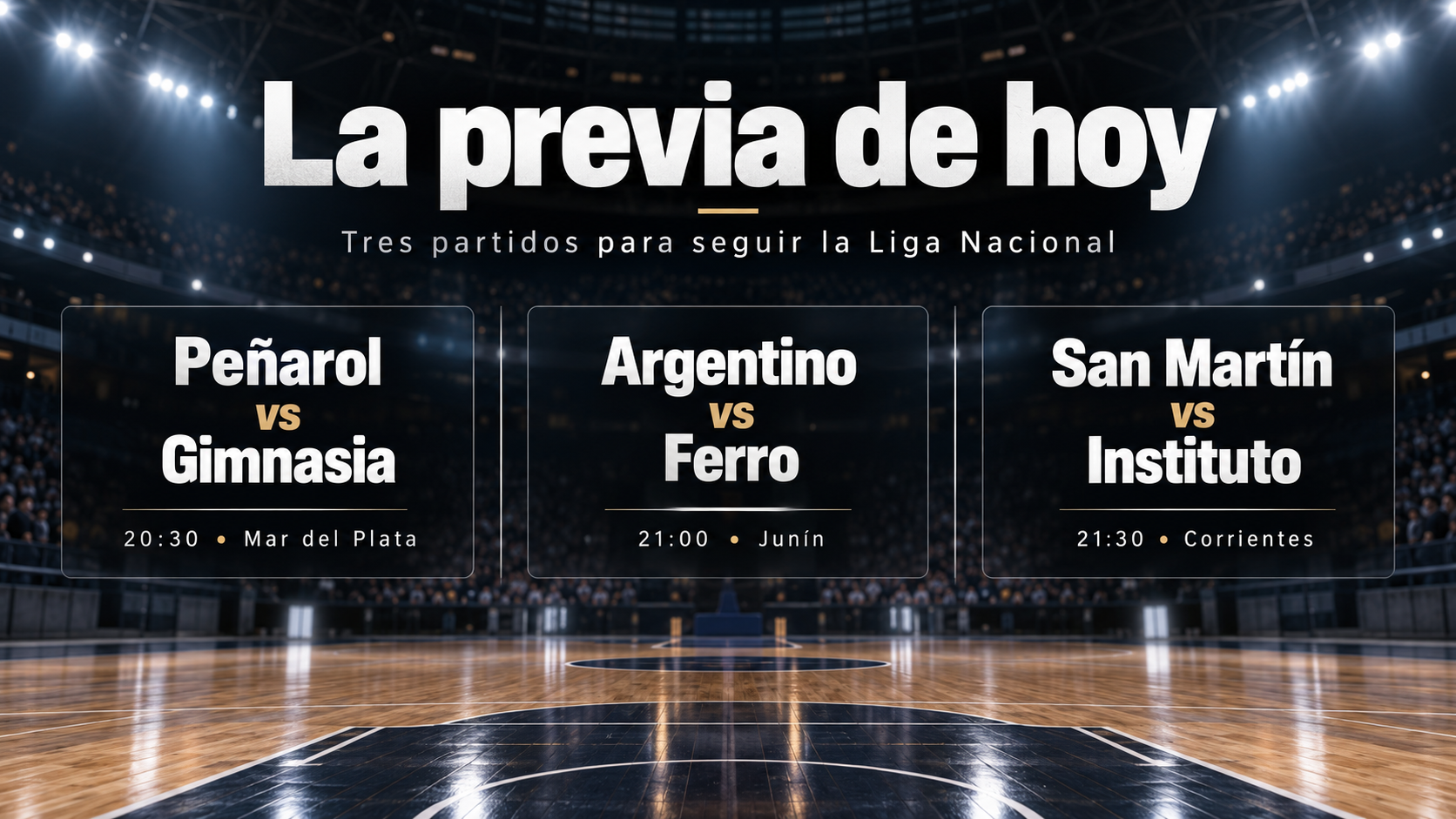 Tres partidos para empezar a descubrir la nueva temporada