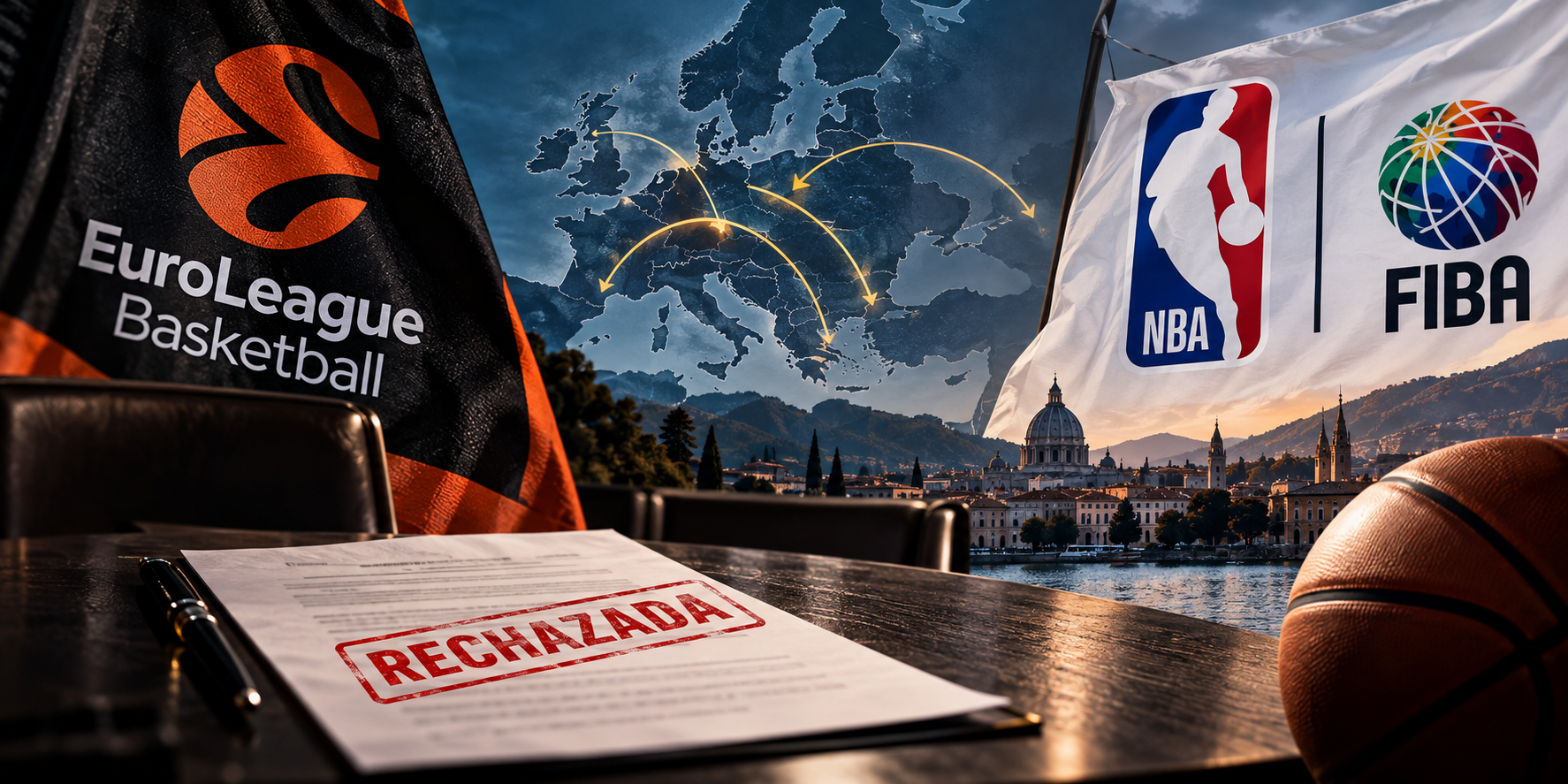 Europa discute quién manda: la Euroliga rechaza la oferta, NBA y FIBA siguen adelante